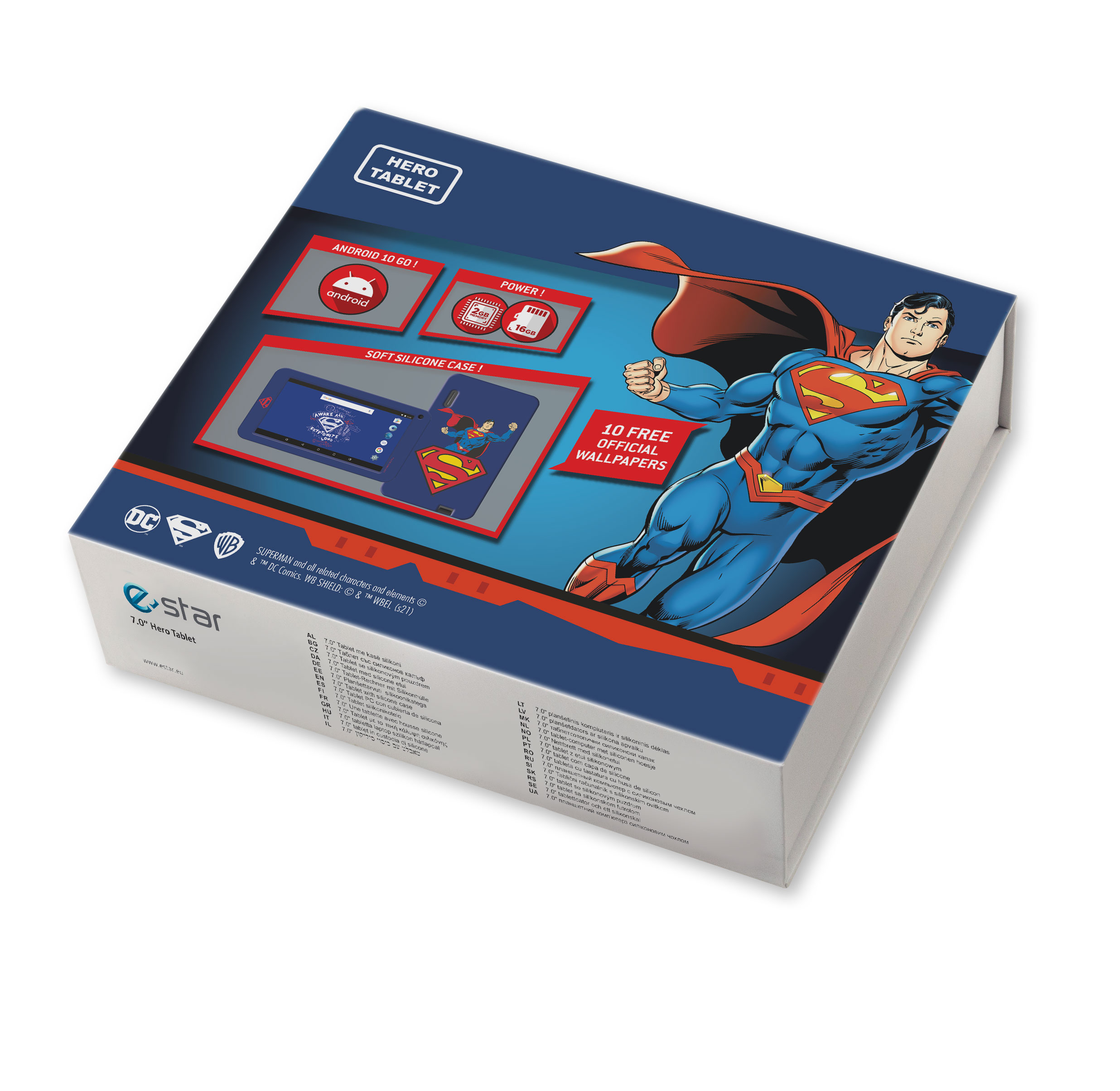 Gift box Hero tablet Superman