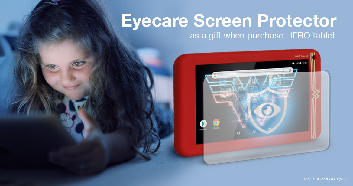 Protective glass for hero tablet Wonder woman